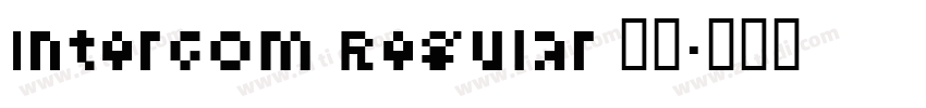 Intercom Regular 常规字体转换